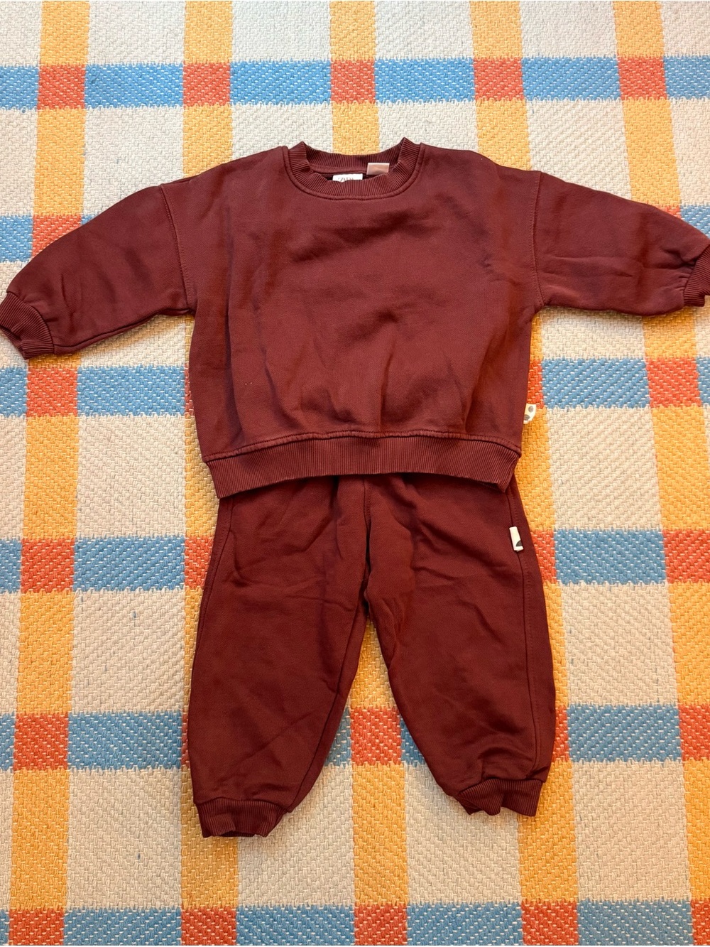 Zara Burgundy Sweatsuit Set